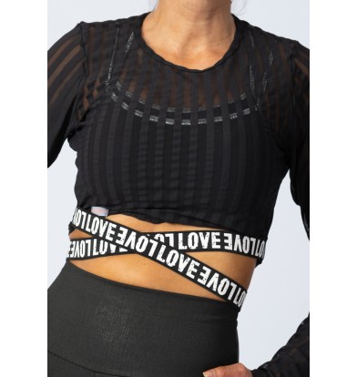 Crop Top Nanilove Tull Rayado.