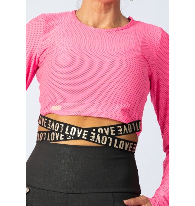 Crop Top Nanilove Textura.