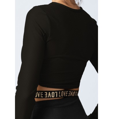 Crop Top Nanilove Textura. 2