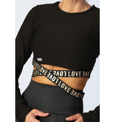 Crop Top Nanilove Textura.