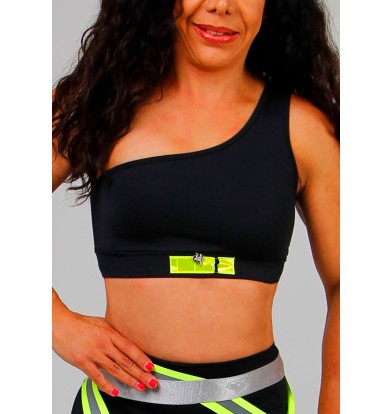 TOP PARIS REFLECT BLACK-NEON