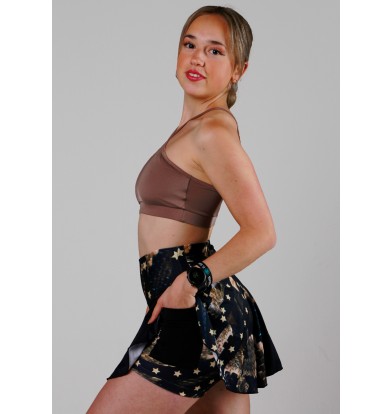 Falda short Estrellas Doradas