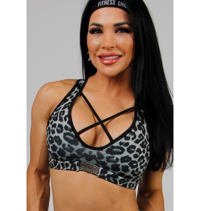 Top Pinky Animal Print
