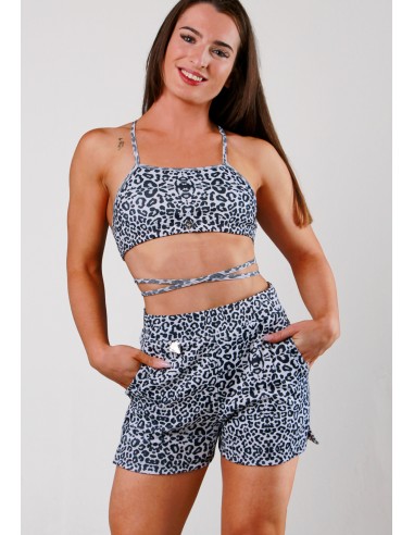 Conjunto Fashion Day Leopardo Blanco