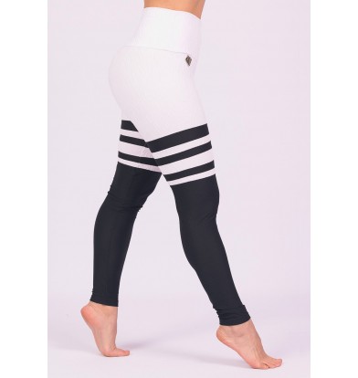 Boston Jacquard White-Black.