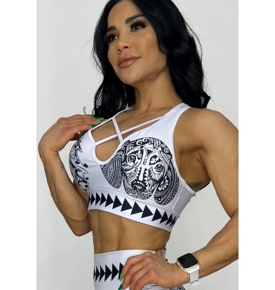 Top Ironia Love Azul marino