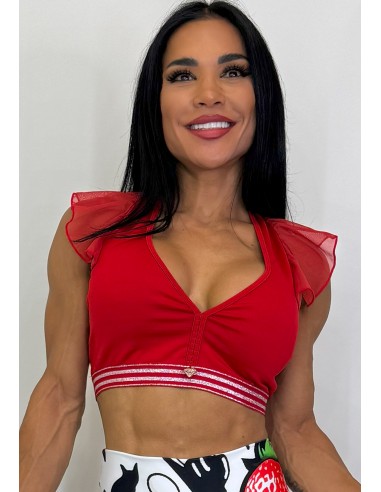 Top Bolero negro