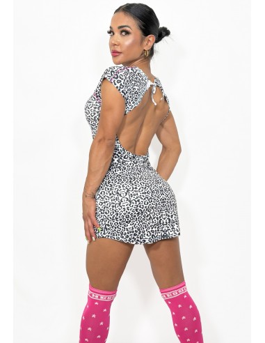 Vestido con Short Animal Print