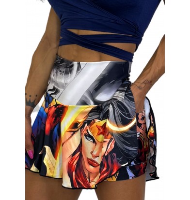 Falda Short Mujer Maravilla 2