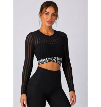 Crop Top Nanilove Tull Rayado.