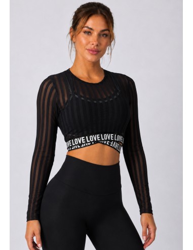 Crop Top Nanilove Tull Rayado.