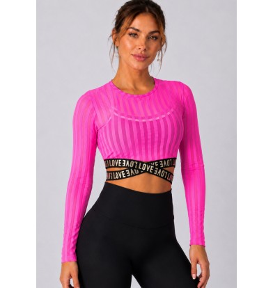 Crop Top Nanilove Tull Rayado.