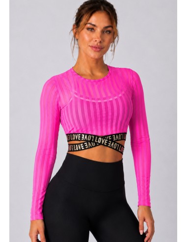Crop Top Essential Nanilove Tull Rayado.
